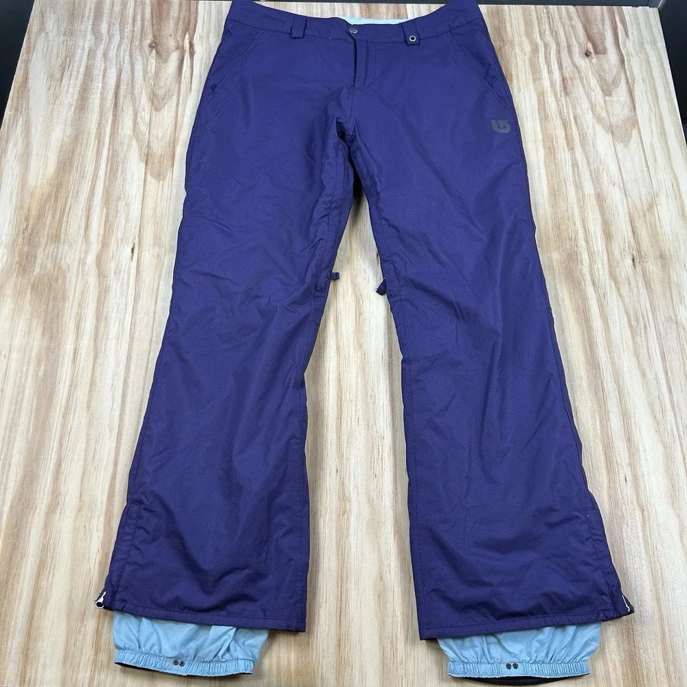 Burton Women's XL Purple Blue Ski Snow Pants Snowboard Winter Outdoor Snow Sport